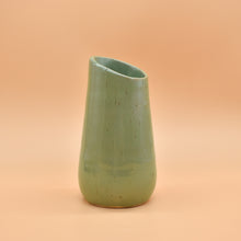 Load image into Gallery viewer, Green Asymmetrical Vase
